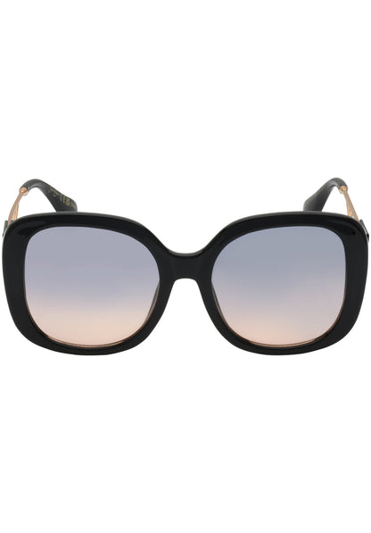 Jessica Simpson Accessories Oversized Oval Sunglasses in Black