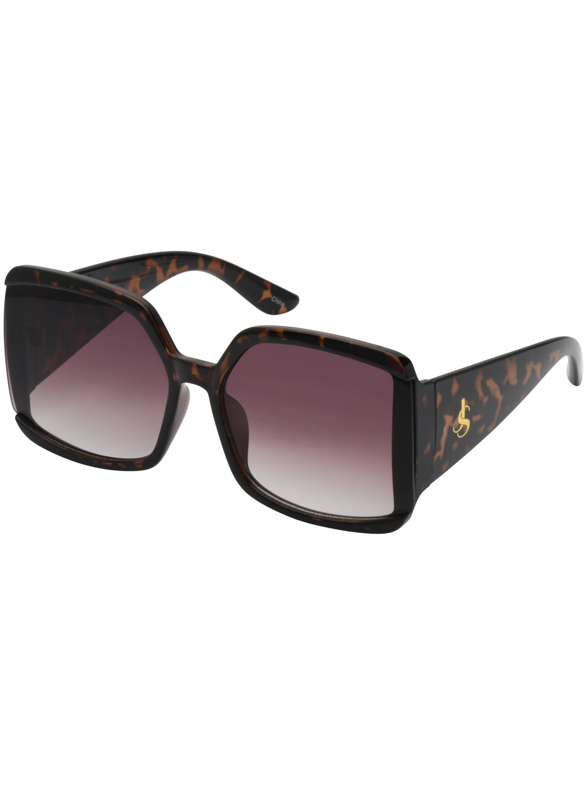 Jessica Simpson Accessories Stylish Square Sunglasses in Tortoise