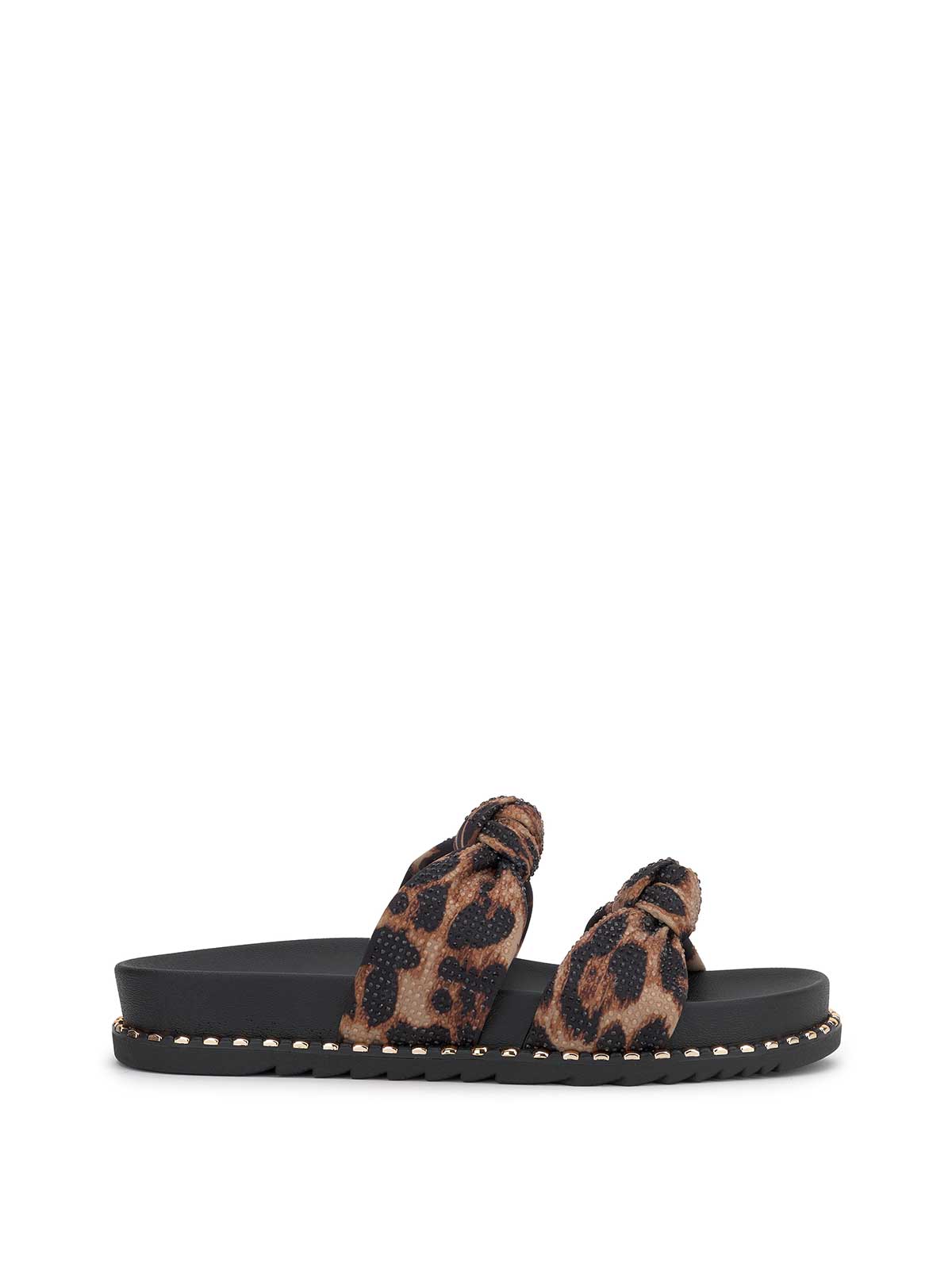 Jessica Simpson Women Caralyna Flat Sandal in Leopard