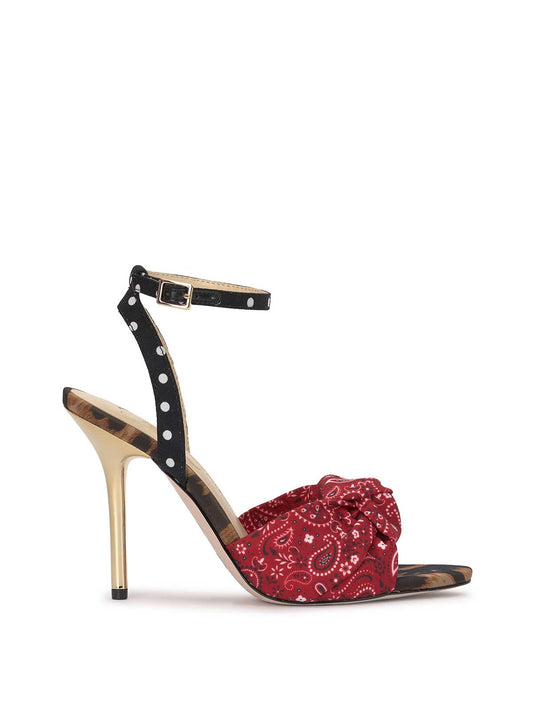 Jessica Simpson Women Neveny High Heel in Red Bandana