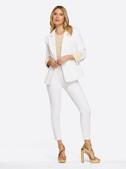 Jessica Simpson Women Fitted Blazer in White