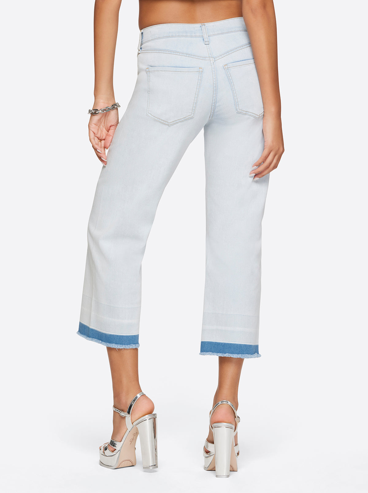 Jessica Simpson Women Melody Wide Leg Crop in Rejoice