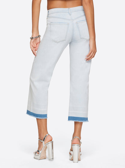 Jessica Simpson Women Melody Wide Leg Crop in Rejoice