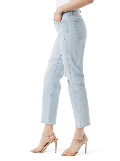 Jessica Simpson Women Harmony Straight High Rise Jean in Rejoice