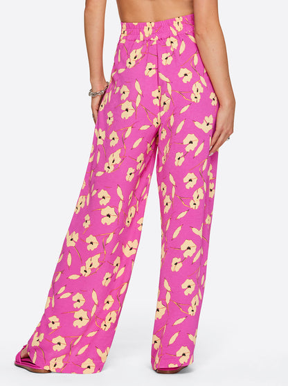 Jessica Simpson Women Winnie Wide Leg Pants in Withering Petals