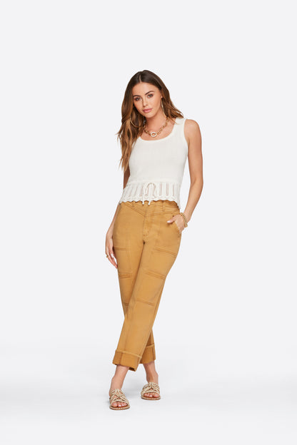 Jessica Simpson Women Sierra Sweater Tank in Gardenia