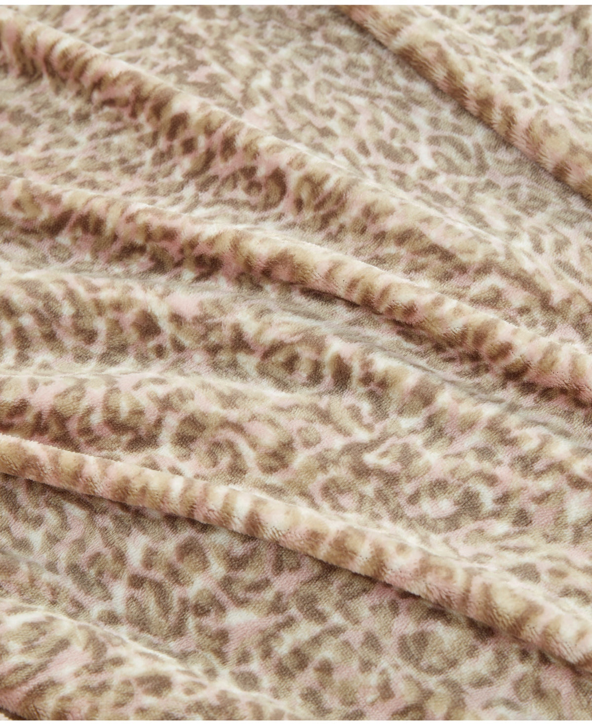 Jessica Simpson Home Leopard Printed Plush Duvet Cover  Set