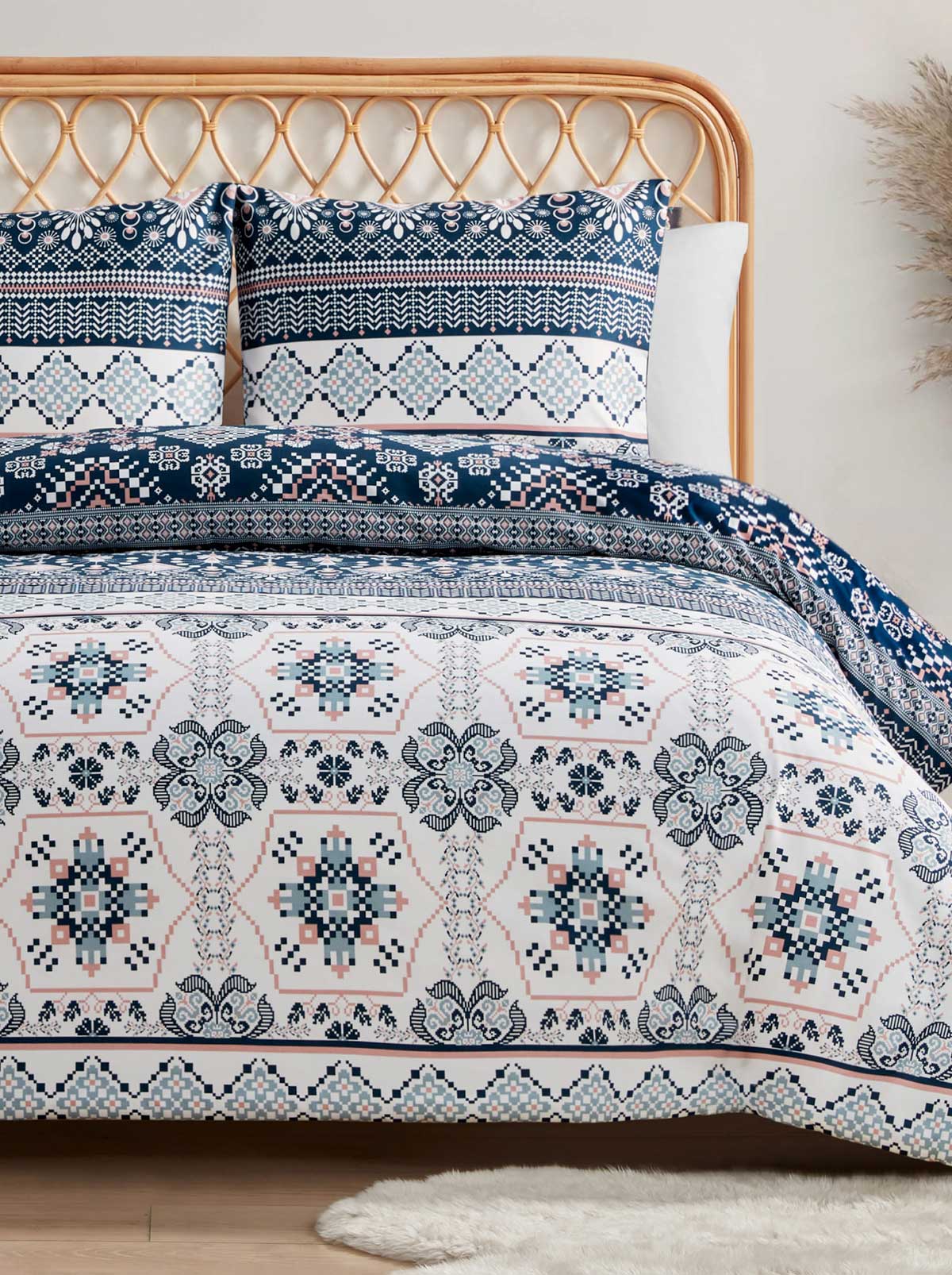 Jessica Simpson Home Boho Print Duvet Cover  Set