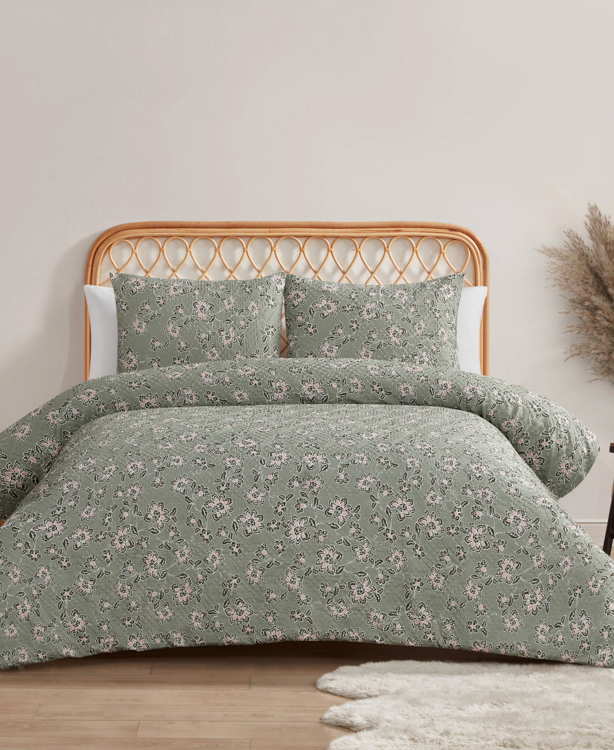 Jessica Simpson Home Botanical Embossed Comforter Set