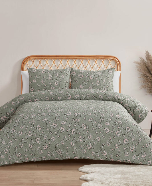 Jessica Simpson Home Botanical Embossed Comforter Set