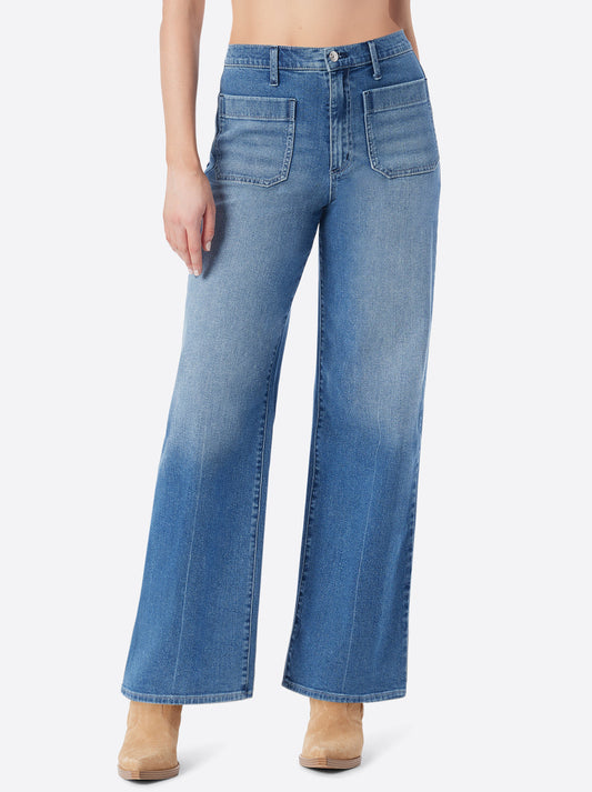 Jessica Simpson Women Starstruck Wide Leg Jean in Laguna