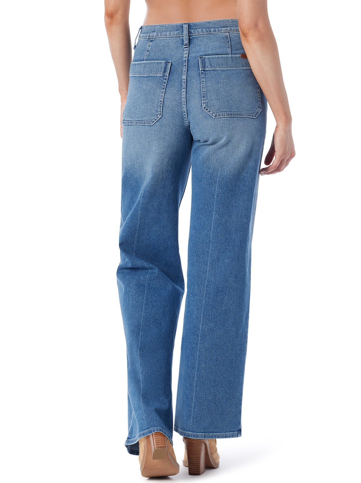 Jessica Simpson Women Starstruck Wide Leg Jean in Laguna