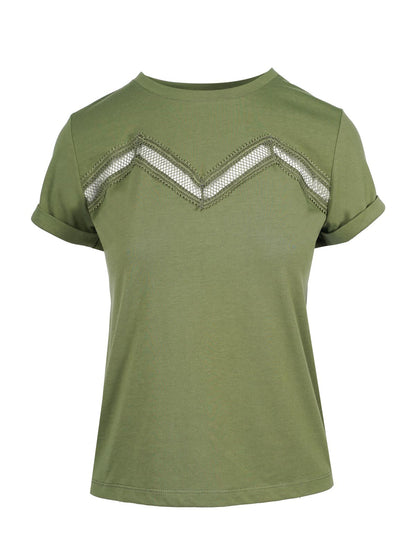 Jessica Simpson Women Valeriya Tee in Bronze Green