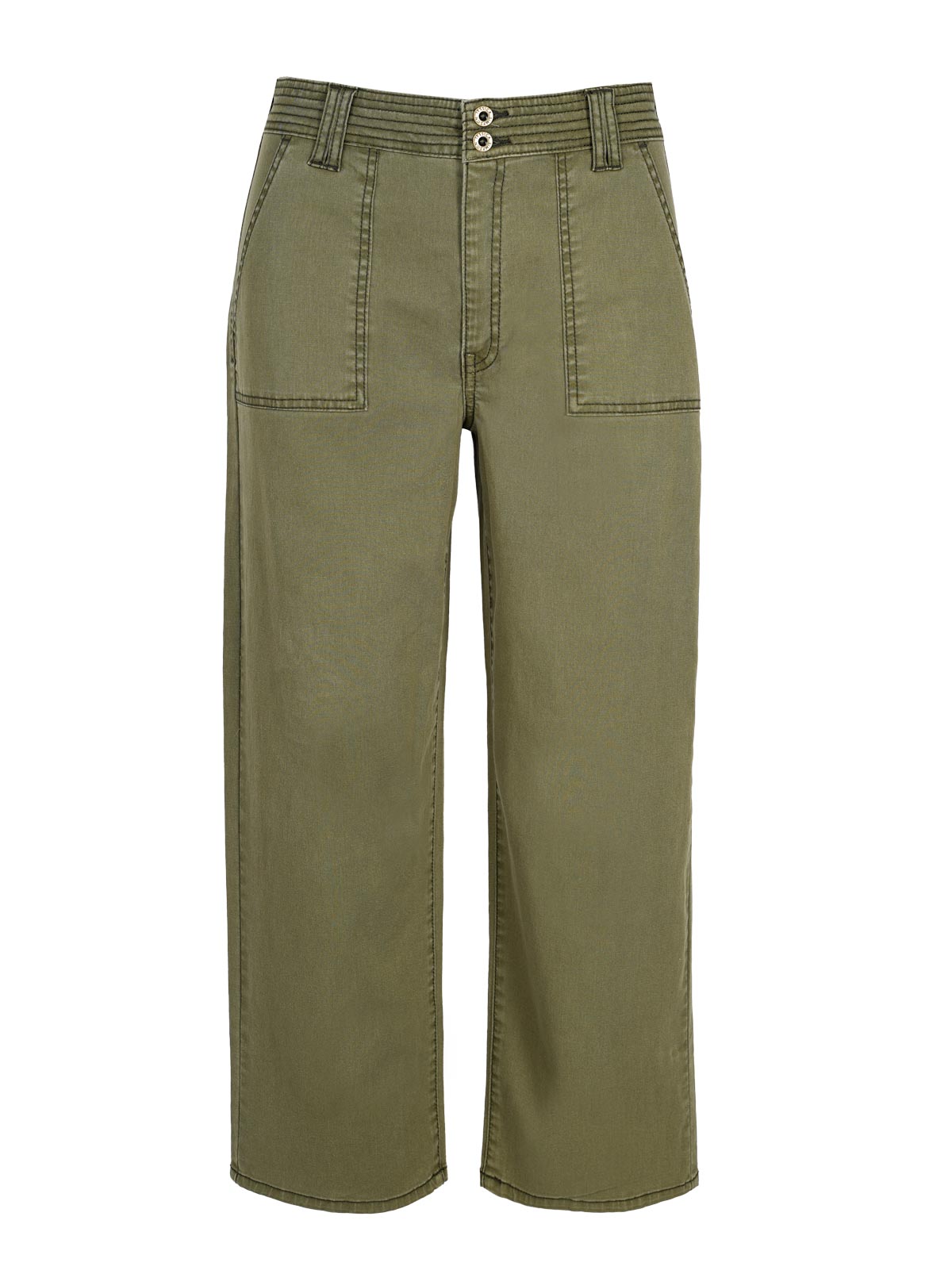 Jessica Simpson Women Wide Leg Chino in Bronze Green