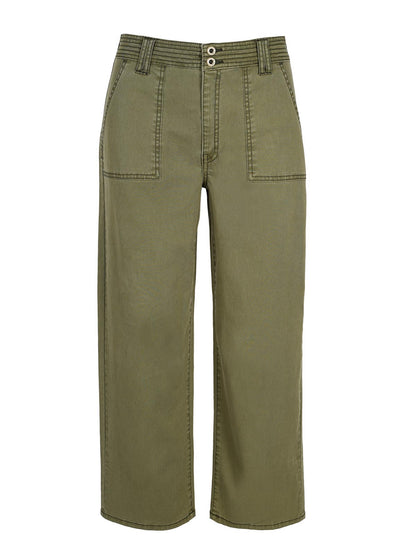 Jessica Simpson Women Wide Leg Chino in Bronze Green