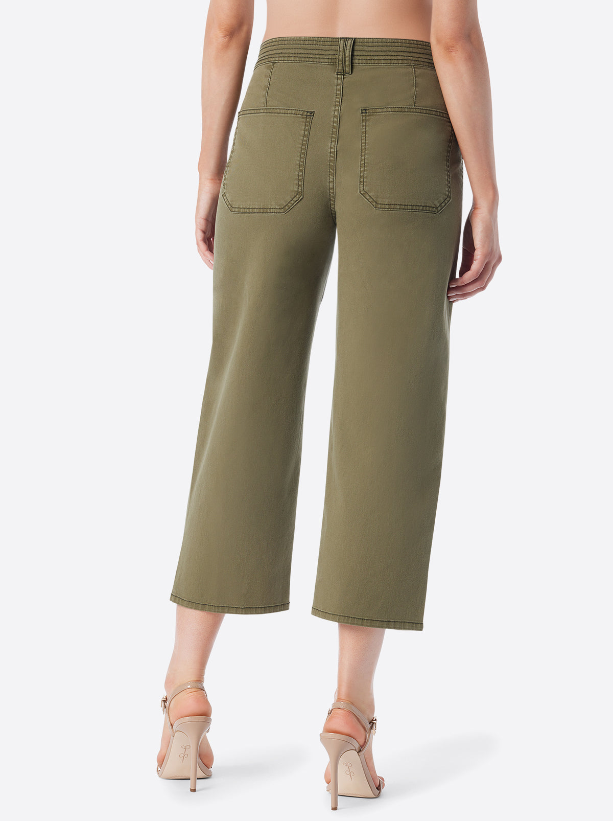 Jessica Simpson Women Wide Leg Chino in Bronze Green