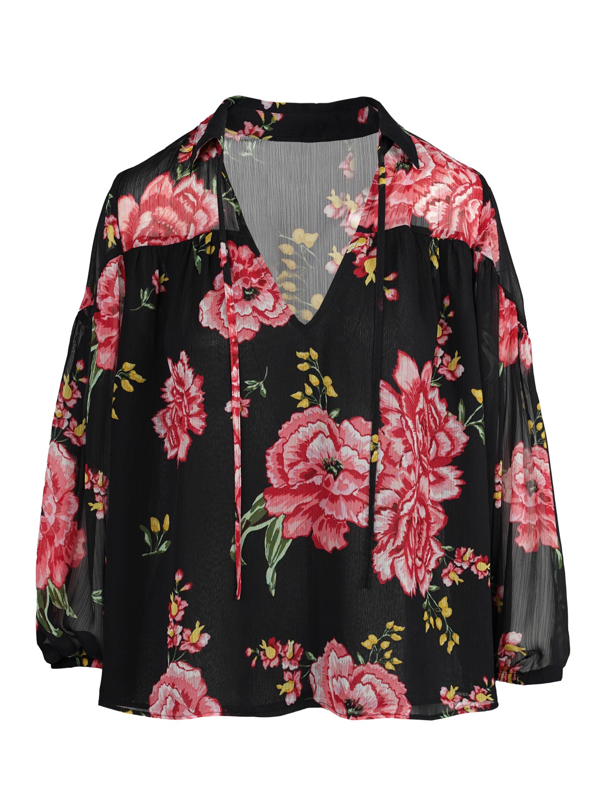 Jessica Simpson Women Doris Blouse in Sketchy Roses