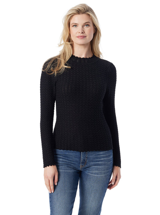 Jessica Simpson Women Camilla Sweater in Anthracite