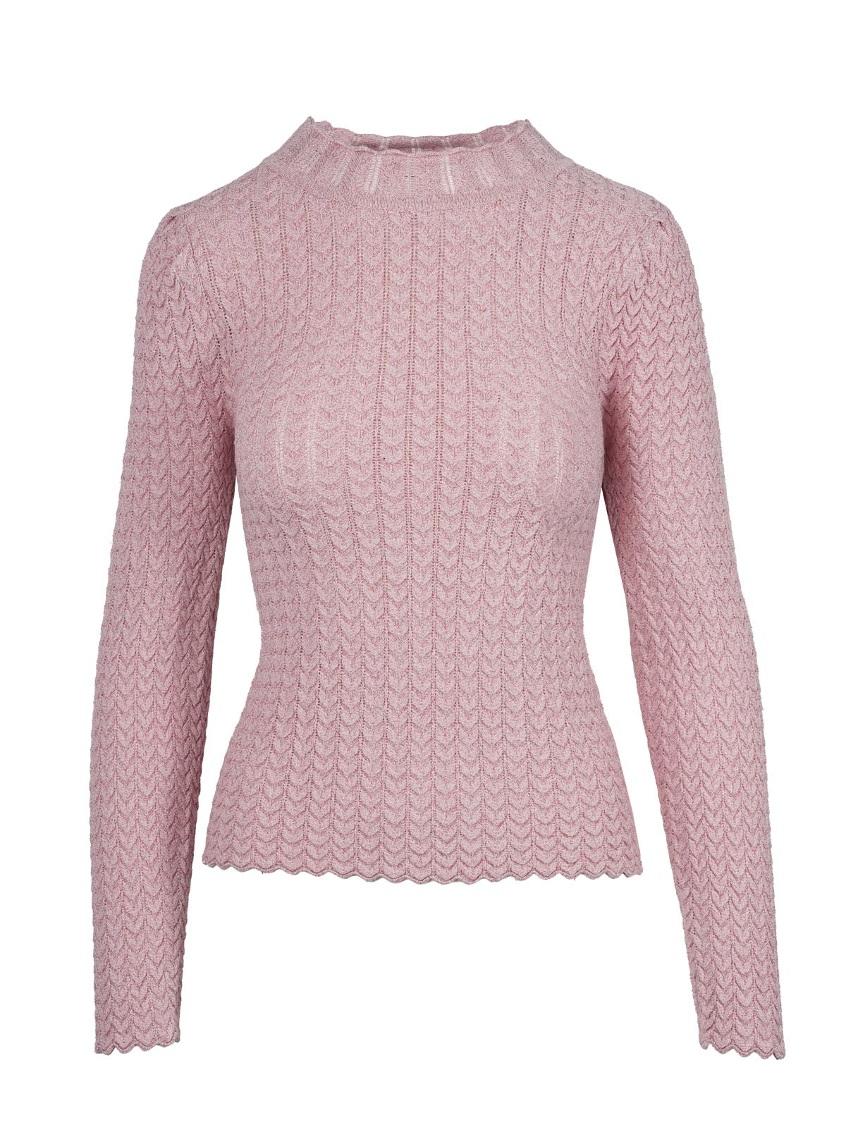 Jessica Simpson Women Camilla Sweater in Silver Pink