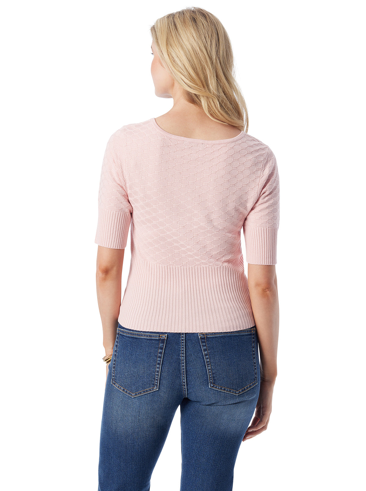 Jessica Simpson Women Imani Top in Silver Pink