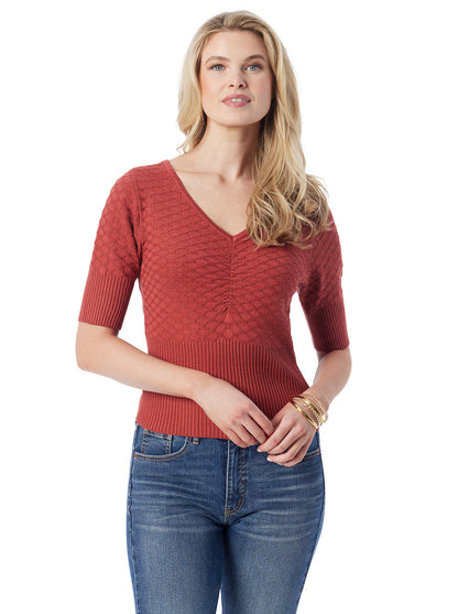 Jessica Simpson Women Imani Top in Chili Oil