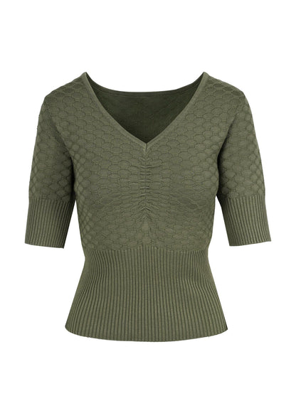 Jessica Simpson Women Imani Top in Bronze Green