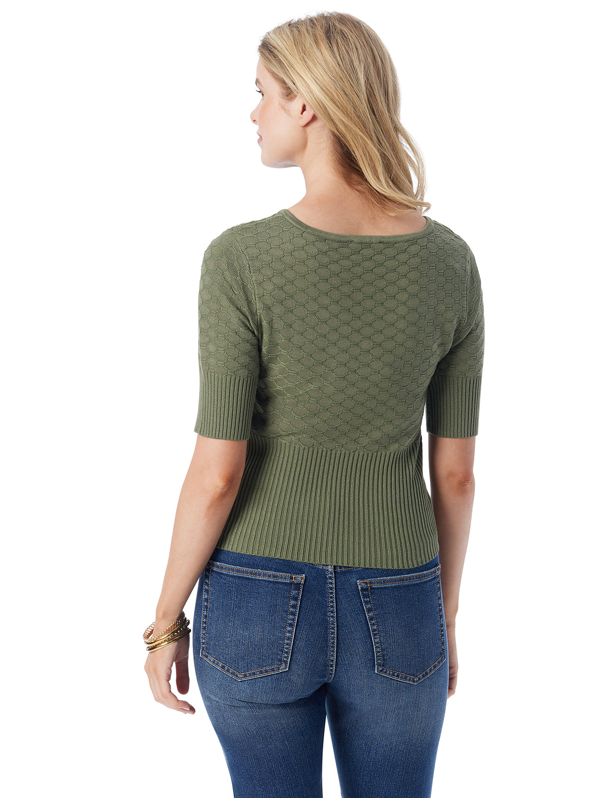 Jessica Simpson Women Imani Top in Bronze Green