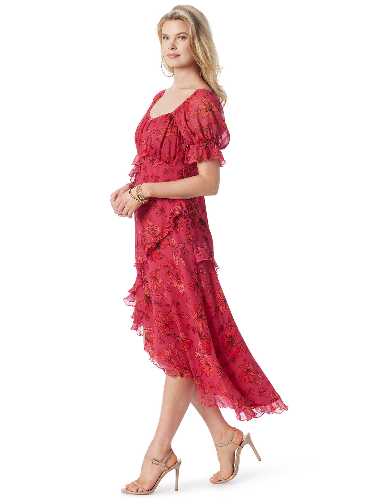 Jessica Simpson Women Monique Dress in Outlined Blossoms