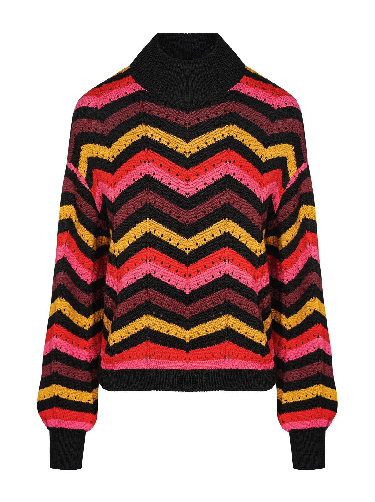 Jessica Simpson Women Farai Sweater in Striped Multi