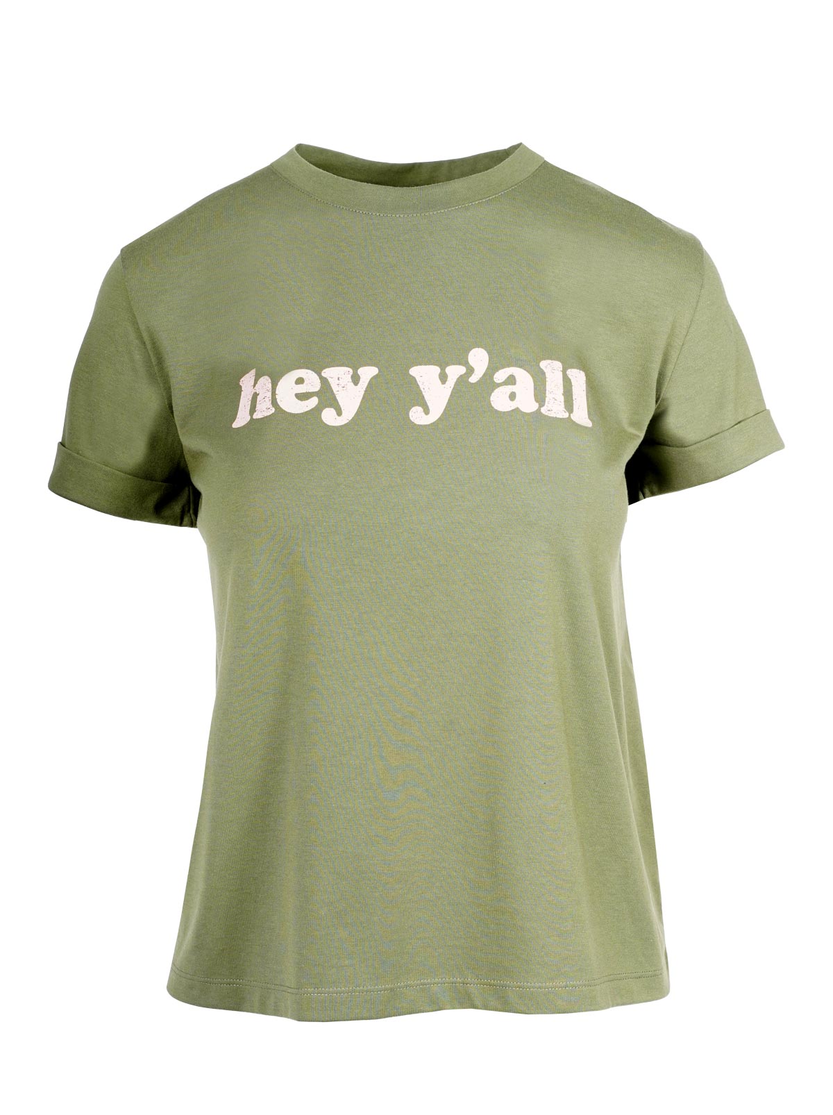 Jessica Simpson Women Ike Tee in Bronze Green