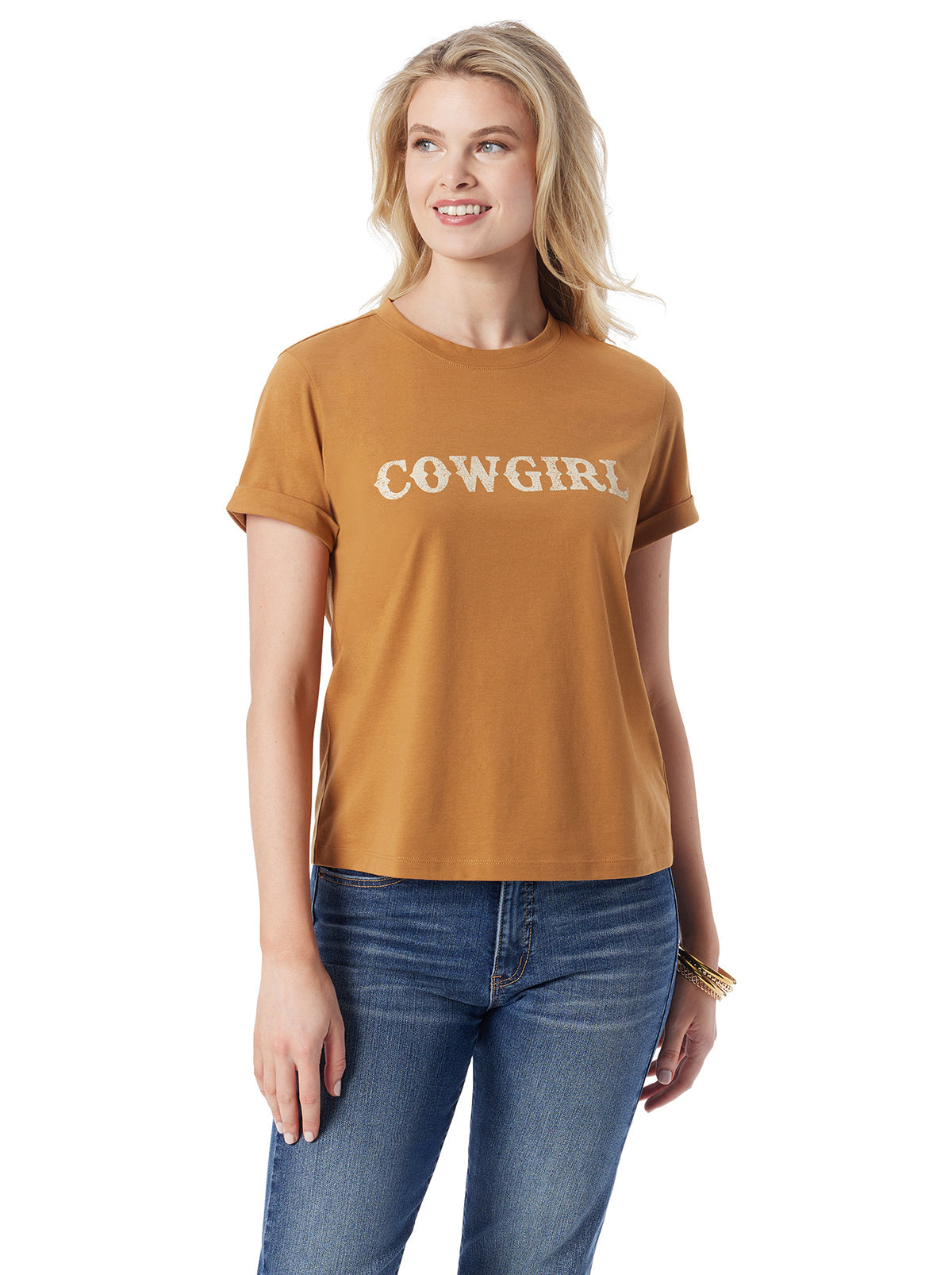 Jessica Simpson Women Ike Tee in Bone Brown