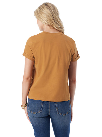 Jessica Simpson Women Ike Tee in Bone Brown