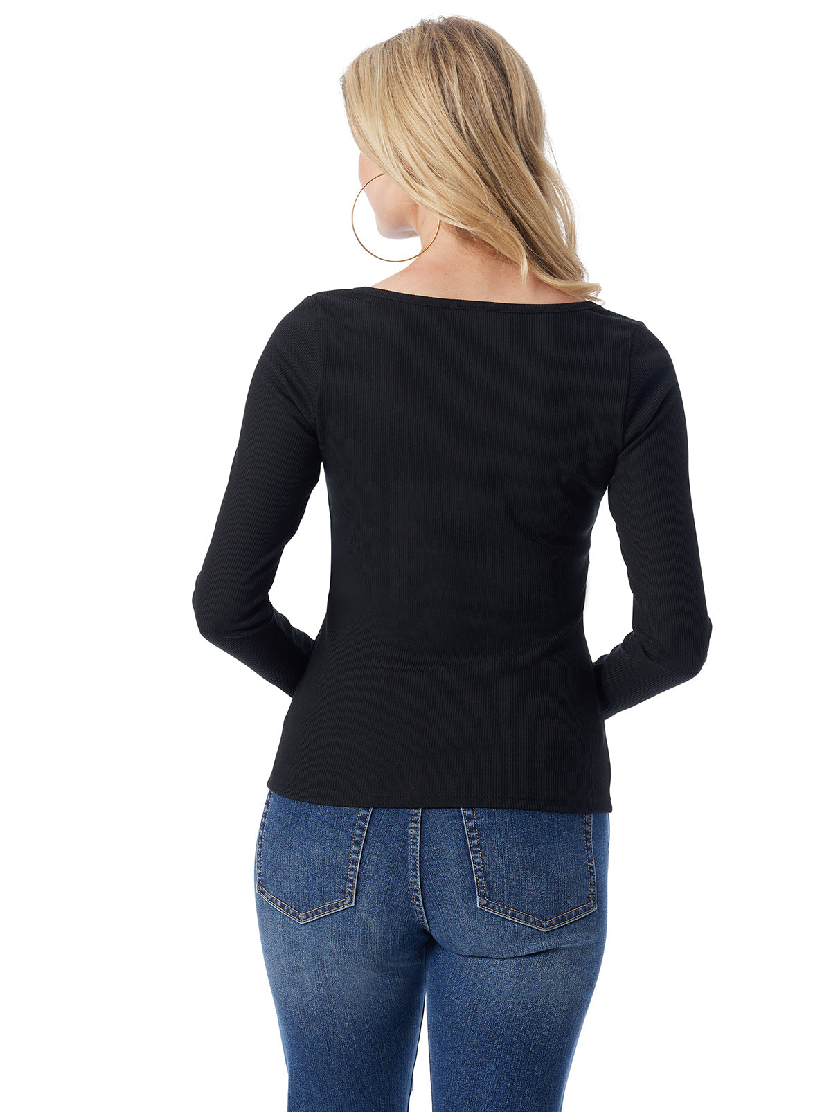 Jessica Simpson Women Abbey Sweatheart Top in Anthracite