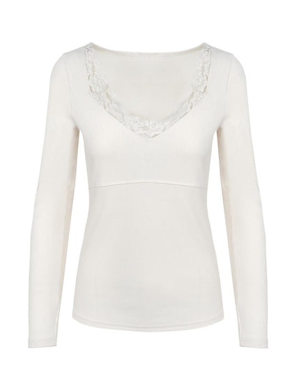 Jessica Simpson Women Abbey Sweatheart Top in Gardenia