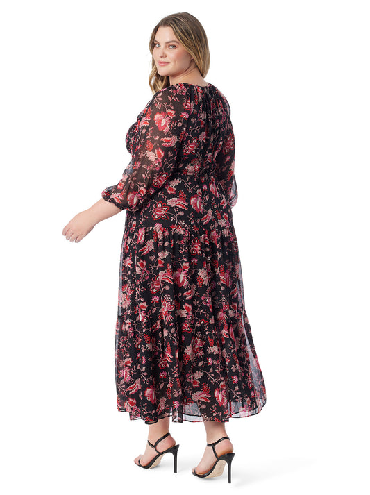 Jessica Simpson Women Adeline Maxi Dress in Willow Beauties