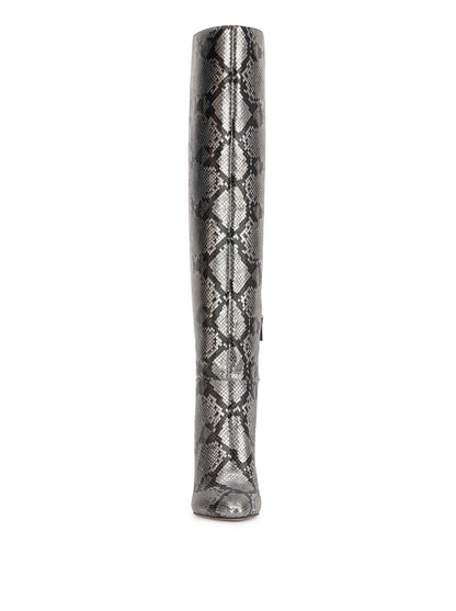 Jessica Simpson Women Mistia Over The Knee Boot in Chrome Snake
