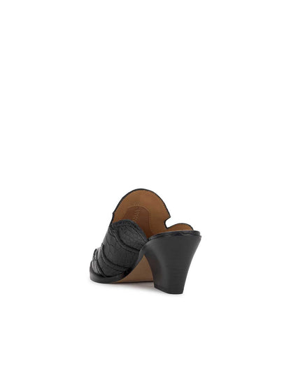 Jessica Simpson Women Zurina Heeled Mule in Black