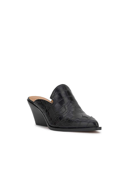 Jessica Simpson Women Zurina Heeled Mule in Black