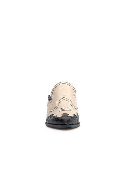 Jessica Simpson Women Zurina Heeled Mule in Two-Tone