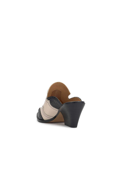 Jessica Simpson Women Zurina Heeled Mule in Two-Tone