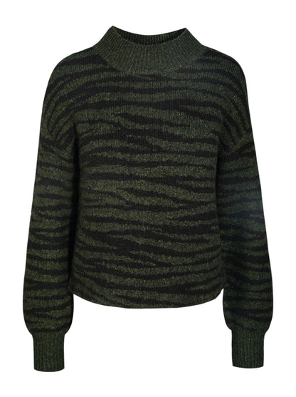Jessica Simpson Women Portia Sweater in Animal Jacquard