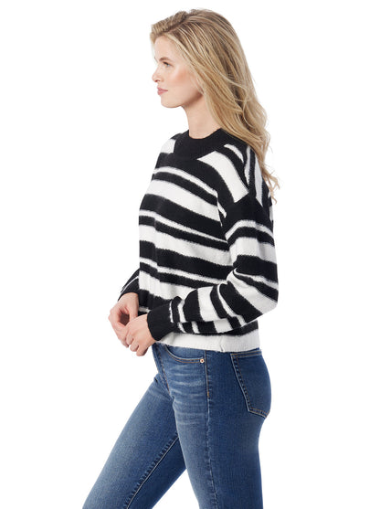 Jessica Simpson Women Portia Sweater in Anthracite Combo