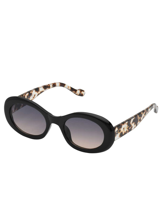 Jessica Simpson Accessories Iconic Vintage Oval Sunglasses in Black