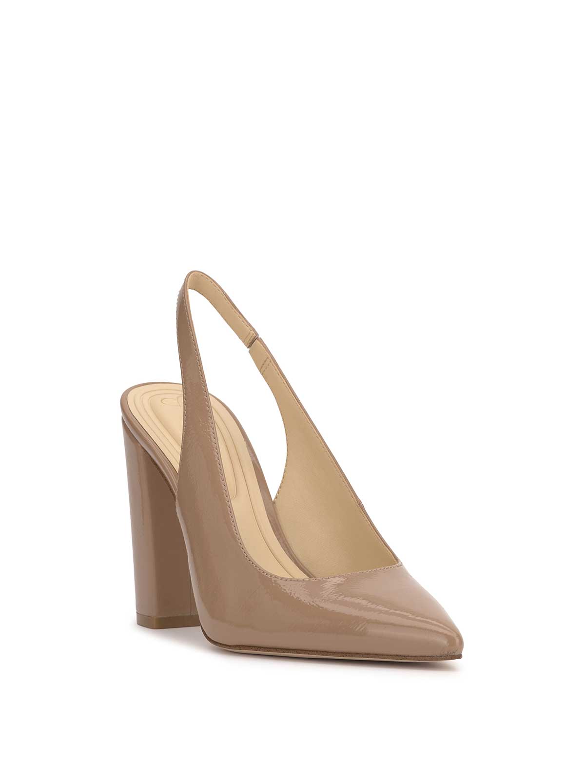 Jessica Simpson Women Noula Slingback Pointed Toe Pump in Chai Latte