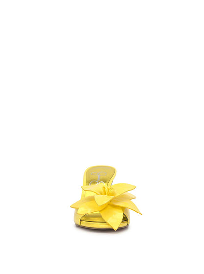 Jessica Simpson Women Percia Slip On Heel in Bright Yellow