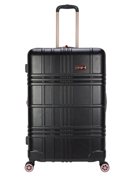 Jessica Simpson Home Jewel Plaid Luggage Collection in Black