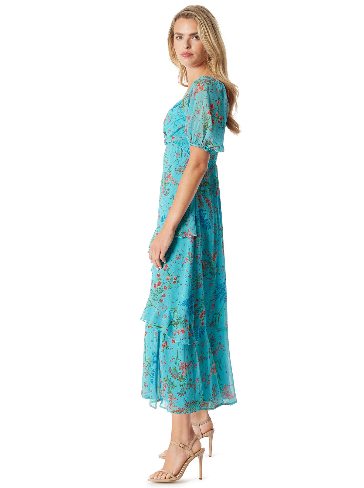 Jessica Simpson Women Aberash Dress in Baltic-Field Floral
