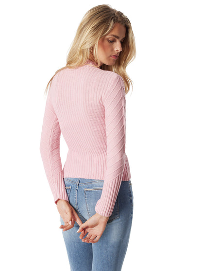Jessica Simpson Women Adena Sweater in Chateau Rose
