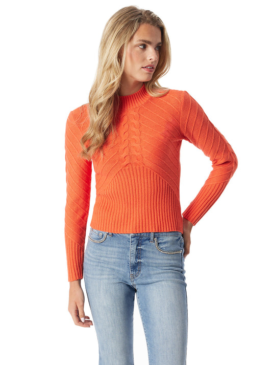 Jessica Simpson Women Adena Sweater in Flame