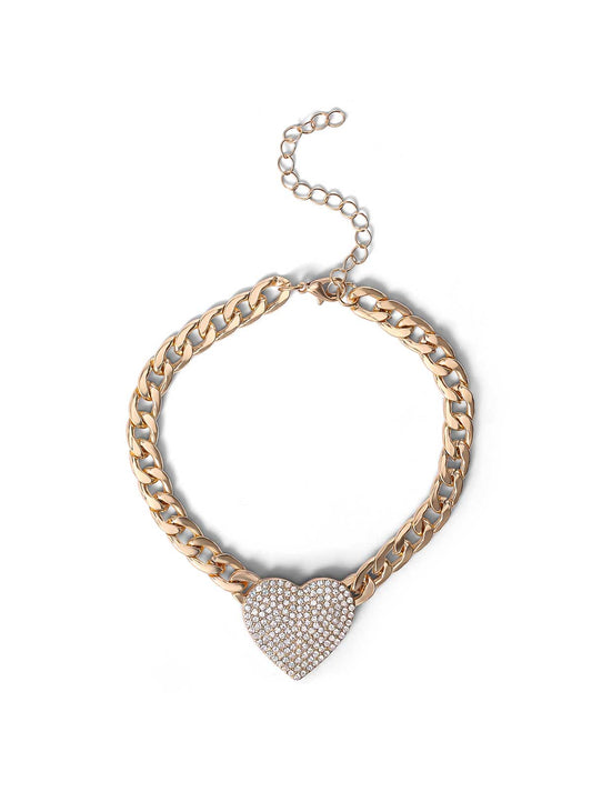 Jessica Simpson Accessories Crystal Heart Bracelet